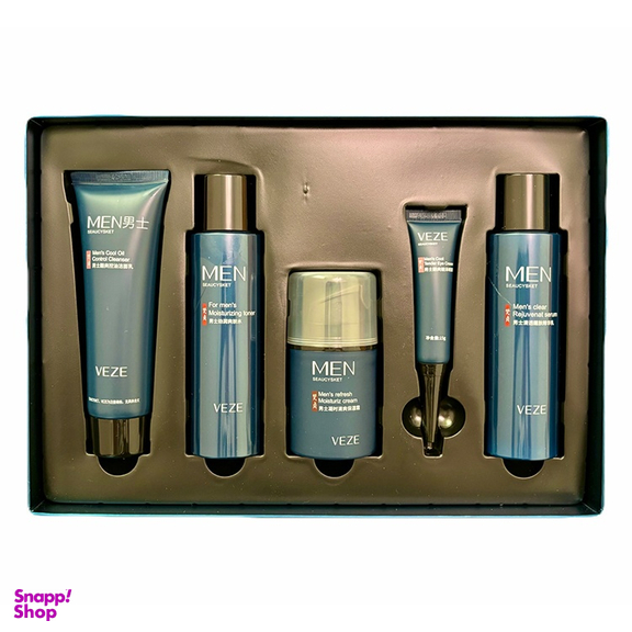 پکیج مراقبت پوست آقایان وزه مدل BEAUTECRET مجموعه ۵ عددی