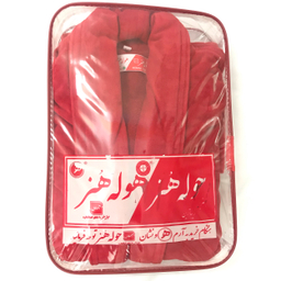 حوله پالتویی حوله هنر مدل تن پوش طرح ساده کد 02 سایز 125 سانتی‌متر