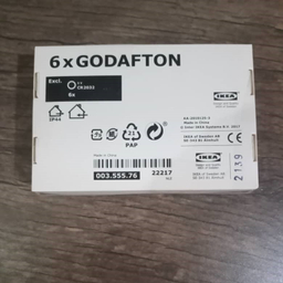 شمع ال ای دی ایکیا مدل Godafton بسته 6 عددی