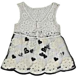 تاپ زنانه مدل دانتل پرو 1 رنگ سفید