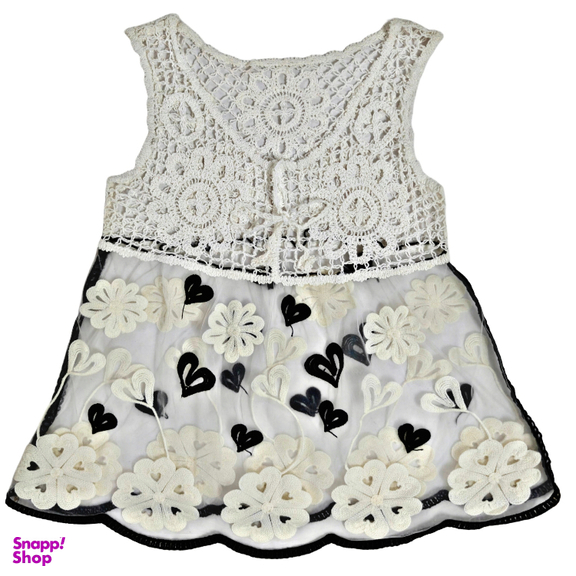 تاپ زنانه مدل دانتل پرو 1 رنگ سفید