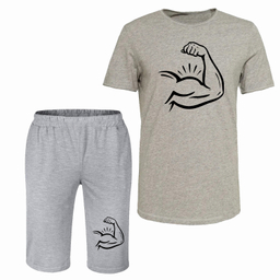 ست تیشرت و شلوارک مردانه طرح باشگاه کد TB39