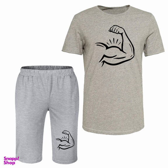 ست تیشرت و شلوارک مردانه طرح باشگاه کد TB39