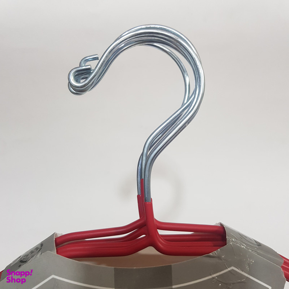 چوب لباسی دبلیو اس مدل روکشدار مجموعه 5 عددی