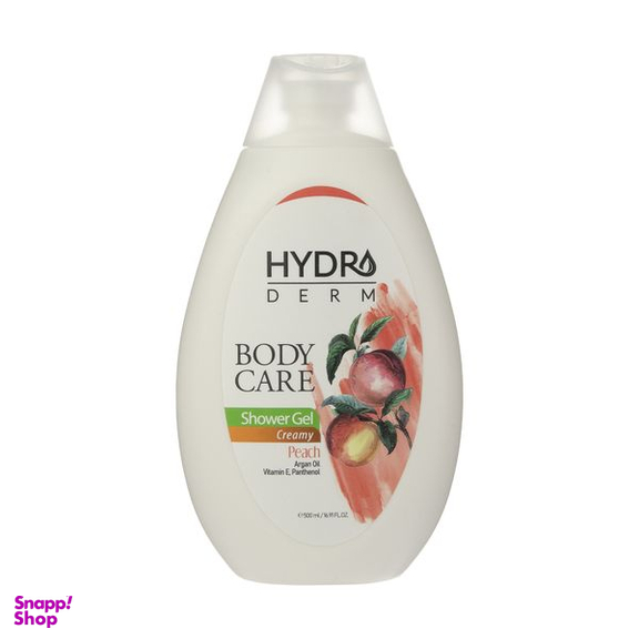 شامپو بدن کرمی هیدرودرم مدل Peach حجم 500 میلی لیتر