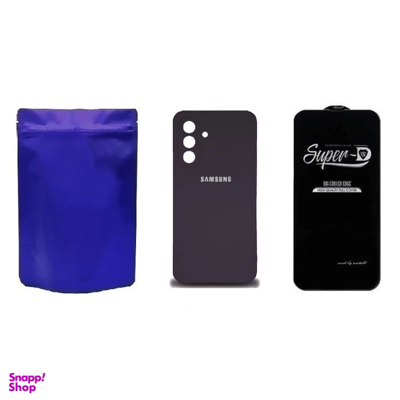 کاور گوشی موبایل مدل M-B Silicon مناسب برای سامسونگ Galaxy A26 به همراه محافظ صفحه نمایش SuperD