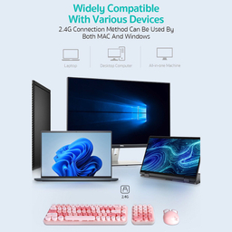 کیبورد و ماوس بی سیم کوتسی مدل 84019 به همراه صفحه اعداد