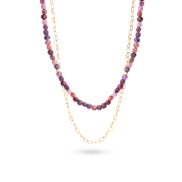 گردنبند زنانه الون مدل یاقوت گلفام