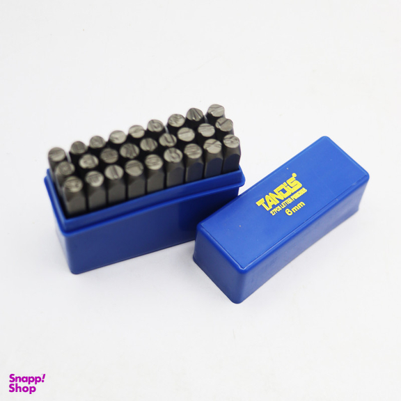 سنبه حروف تندیس مدل YP-6MM مجموعه 27 عددی