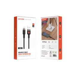کابل شارژ USB به MicroUSB پرودو مدل PD-ACBR12 طول 1 متر