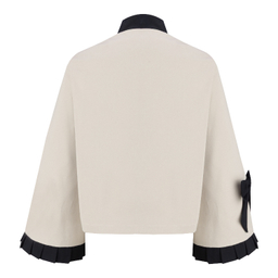 کت رسمی زنانه السانا مدل آسرین کد 232579 رنگ سفید مشکی