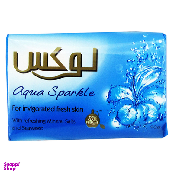 صابون نیلوفر آبی و ترنج لوکس مدل Aqua Sparkle وزن ۹۰ گرم بسته 6 عددی