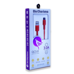 کابل تبدیل USB به Lightning شی کاریزما مدل MEHRNAM طول 1.2 متر