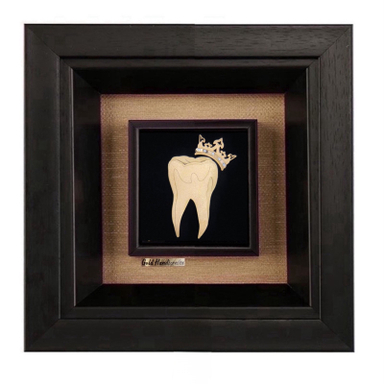 تابلو طلاکوب زرکات طرح دندانپزشک مدل F232