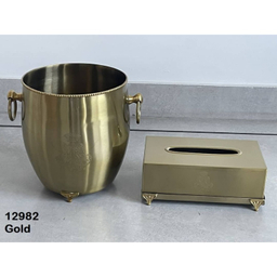 ست سطل و جا دستمال کاغذی کد 12982G