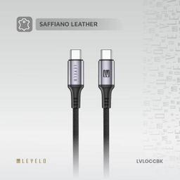 کابل تبدیل Type-C به Type-C لولو مدل LVLOCCBK طول 1 متر