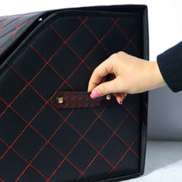 روکش صندلی چرم خودرو مدل ENZOE12A به همراه پشت گردنی و باکس و دور فرمان مناسب برای پژو 206