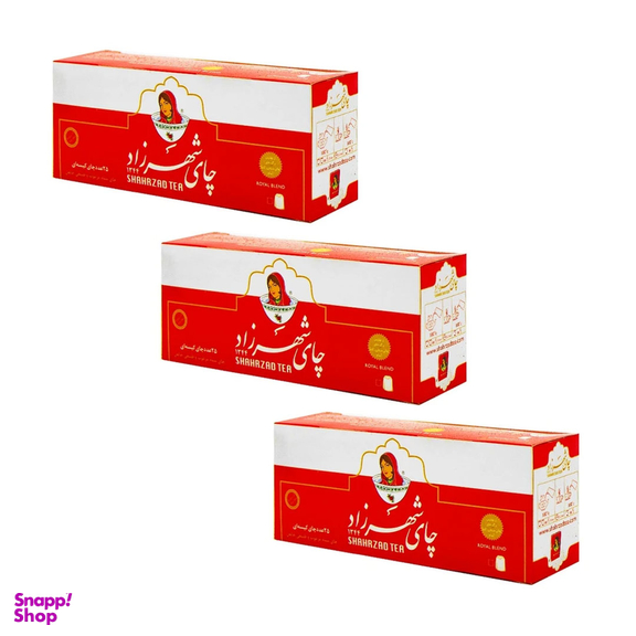 چای کیسه ای شهرزاد بسته ۳ عددی