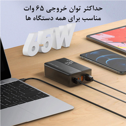 شارژر رومیزی 65 وات الدینیو مدل A4808Q