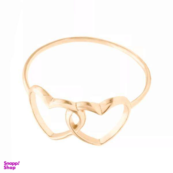 انگشتر طلا 18 عیار زنانه اپال گلد مدل قلبی کد 014