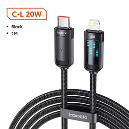 کابل تبدیل Type-C به Lightning توکی مدل 20W TQ-X47C3 طول 1 متر