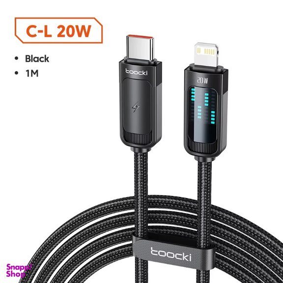 کابل تبدیل Type-C به Lightning توکی مدل 20W TQ-X47C3 طول 1 متر