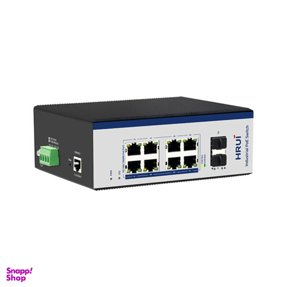 سوئیچ 8 پورت اچ آر یو آی مدل HR500-AX-811GS