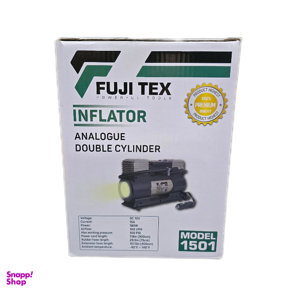 کمپرسور باد فندکی و سر باتری فوجیتکس مدل 1501