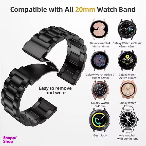 بند ساعت هوشمند استایل واچ مدل 3bead مناسب سامسونگ Galaxy Watch 6 / 6 Classic