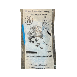 کلاه مش و رنگ مو کد 01 سایز متوسط رنگ آبی