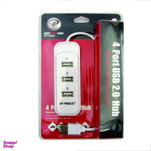 هاب USB 2.0 چهارپورت ایکس پی پروداکت مدل XP-H808