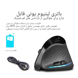 ماوس بی سیم ورتیکال زیلوتس مدل F-35C