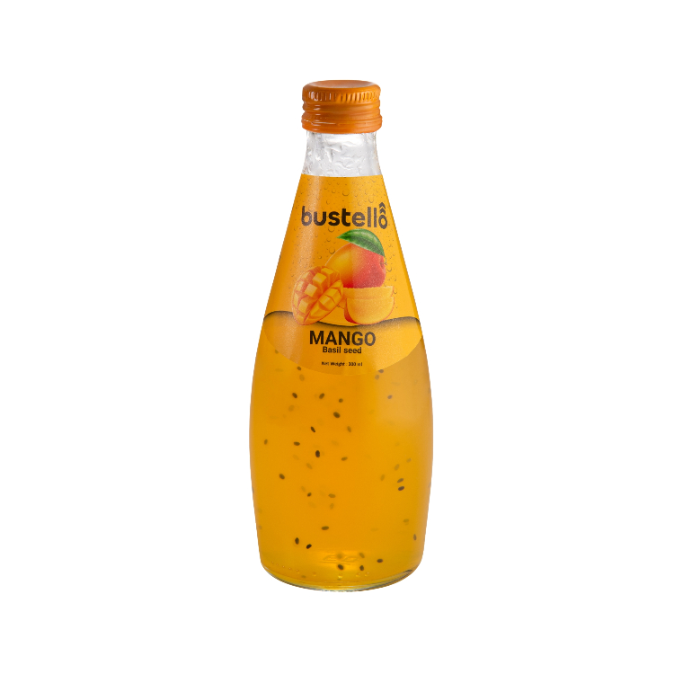 آبمیوه تخم شربتی انبه باستلو حجم 300 میلی لیتر بسته 6 عددی