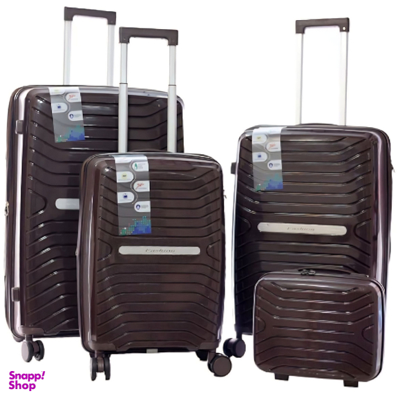 چمدان فشن مدل FS Travel 950 کد 950 به همراه کاور مجموعه 4 عددی