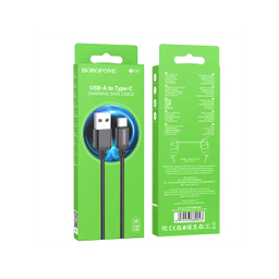 کابل تبدیل USB به USB-C بروفون مدل BX87 طول یک متر