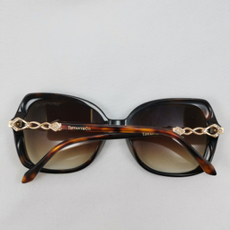 عینک آفتابی زنانه طرح تیفانی مدل پروانه ای رنگ هاوانا