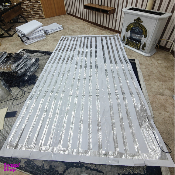 گرمایش برقی کف مدل رول نوار