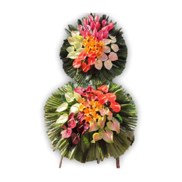 تاج گل گل آنلاین (Golonline) مدل دو طبقه کد 048