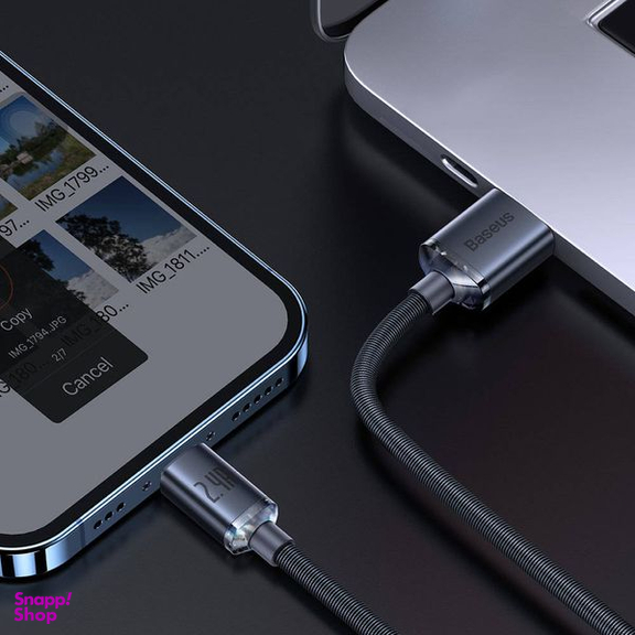 کابل تبدیل USB به لایتنینگ باسئوس مدل CAJY000001 طول 1.2 متر