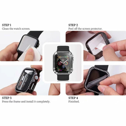 کاور اپیکوی مدل Diamond Cover Apple Watch مناسب برای اپل واچ سری 10 سایز 46 میلی متری