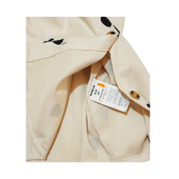 مانتو دخترانه شین کد 5742 رنگ سفید