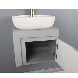 ست کابینت و روشویی دلفین مدل 5035-gr به همراه آینه