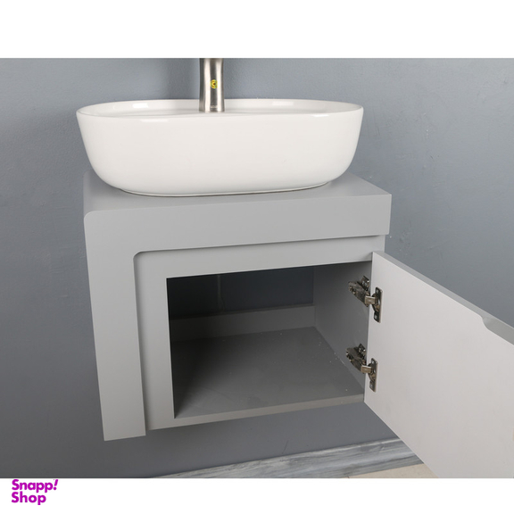 ست کابینت و روشویی دلفین مدل 5035-gr به همراه آینه