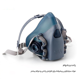 ماسک ایمنی تری‌ام مدل 7502 بسته 3 عددی