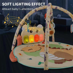 تشک بازی موزیکال پیانو دار طرح دایناسور