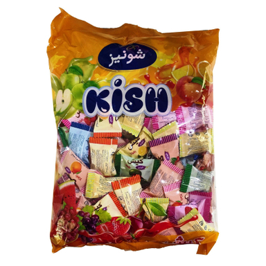 آبنبات میوه با مغز پاستیل کیش شونیزوزن 1 کیلوگرم
