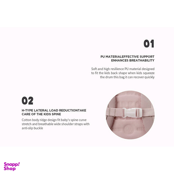 کوله پشتی بچگانه زوی زویی مدل Chocolate Ice Cream کد B18-D