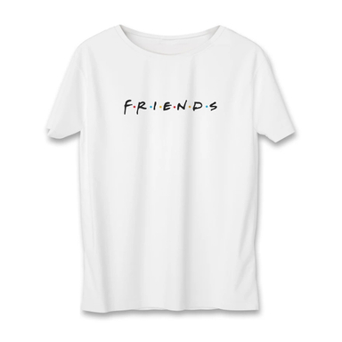 تیشرت زنانه به رسم طرح Friends کد 587