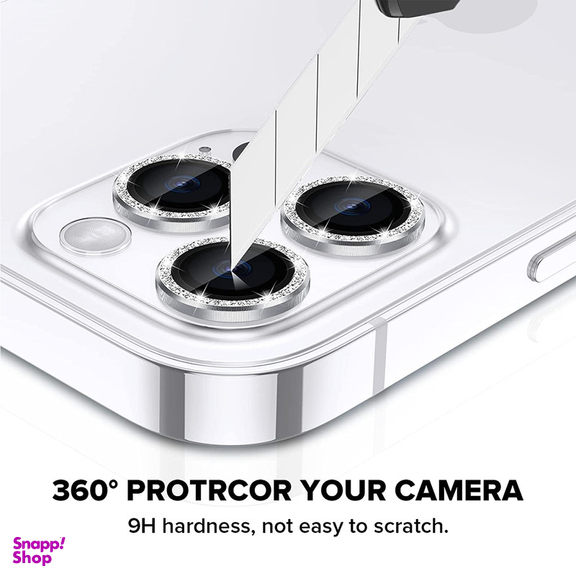 محافظ لنز دوربین بوف مدل Diamond-Luxury مناسب برای گوشی موبایل اپل iPhone 13 Pro Max / iPhone 13 Pro