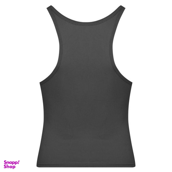 کراپ تاپ زنانه ماییلدا مدل بند سیلیکونی پددار کد 4980 رنگ خاکستری تیره